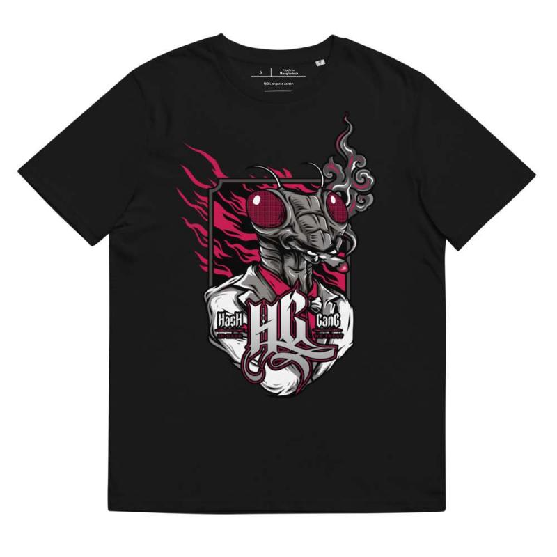 Black T-shirt - Hash Gang - Double Zero T-Shirts
