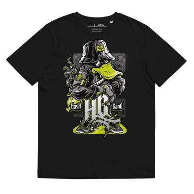 Black T-shirt - Hash Gang - Triple Filtered T-Shirts