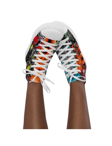 Baskets hautes en toile femme - Hash Gang