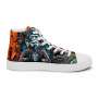 Women's canvas high top trainers - Hash Gang Shoes