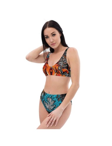 Maillot de bain taille haute - Hash Gang