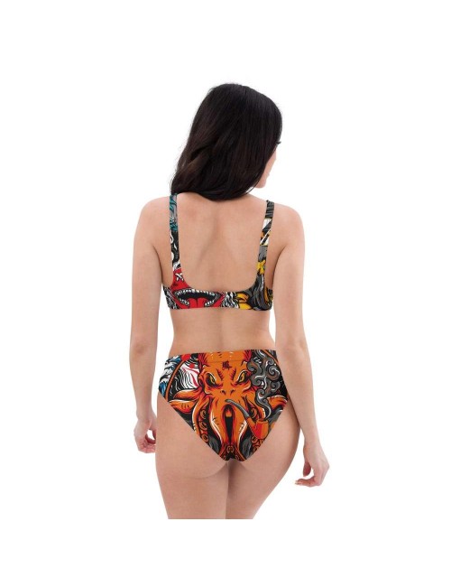 Maillot de bain taille haute - Hash Gang