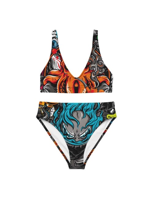 Maillot de bain taille haute - Hash Gang