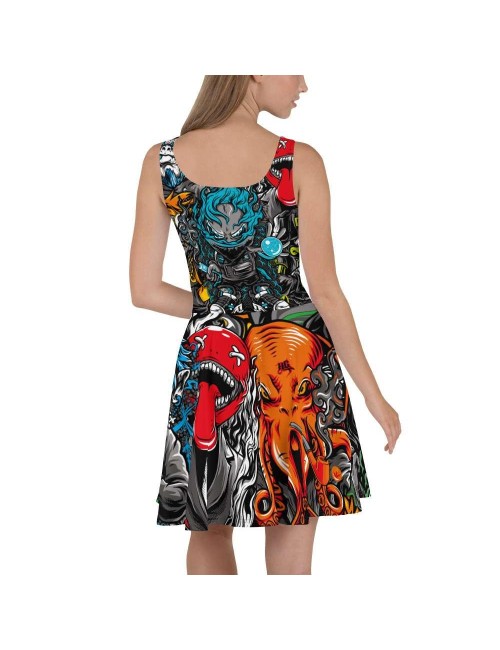 Patiniertes Kleid - Hash Gang