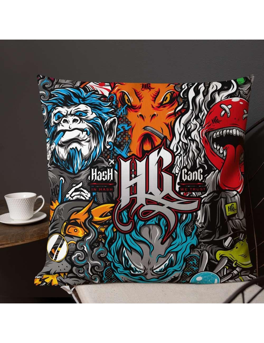 Coussin Haut de Gamme - Hash Gang