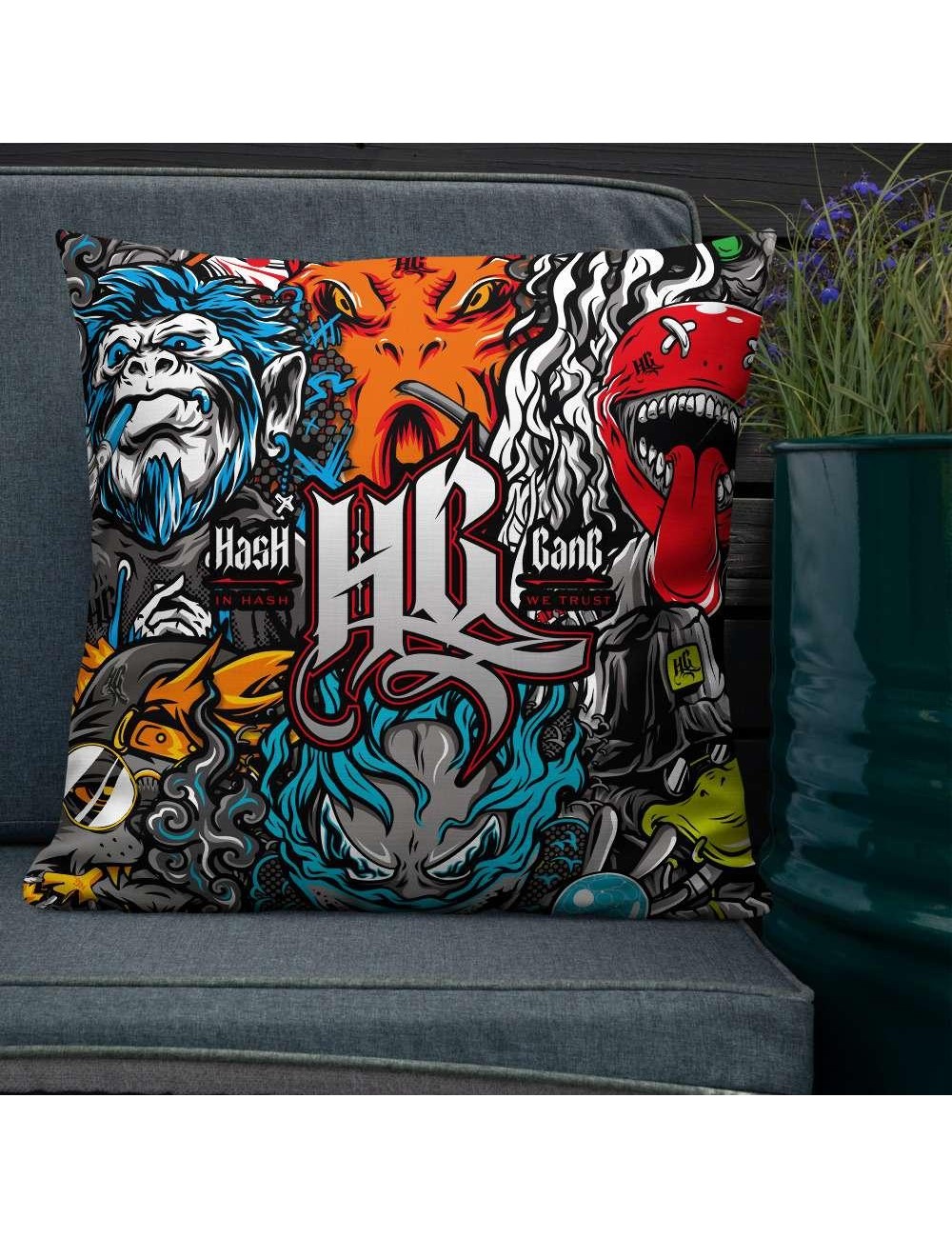 Top of the range cushion - Hash Gang