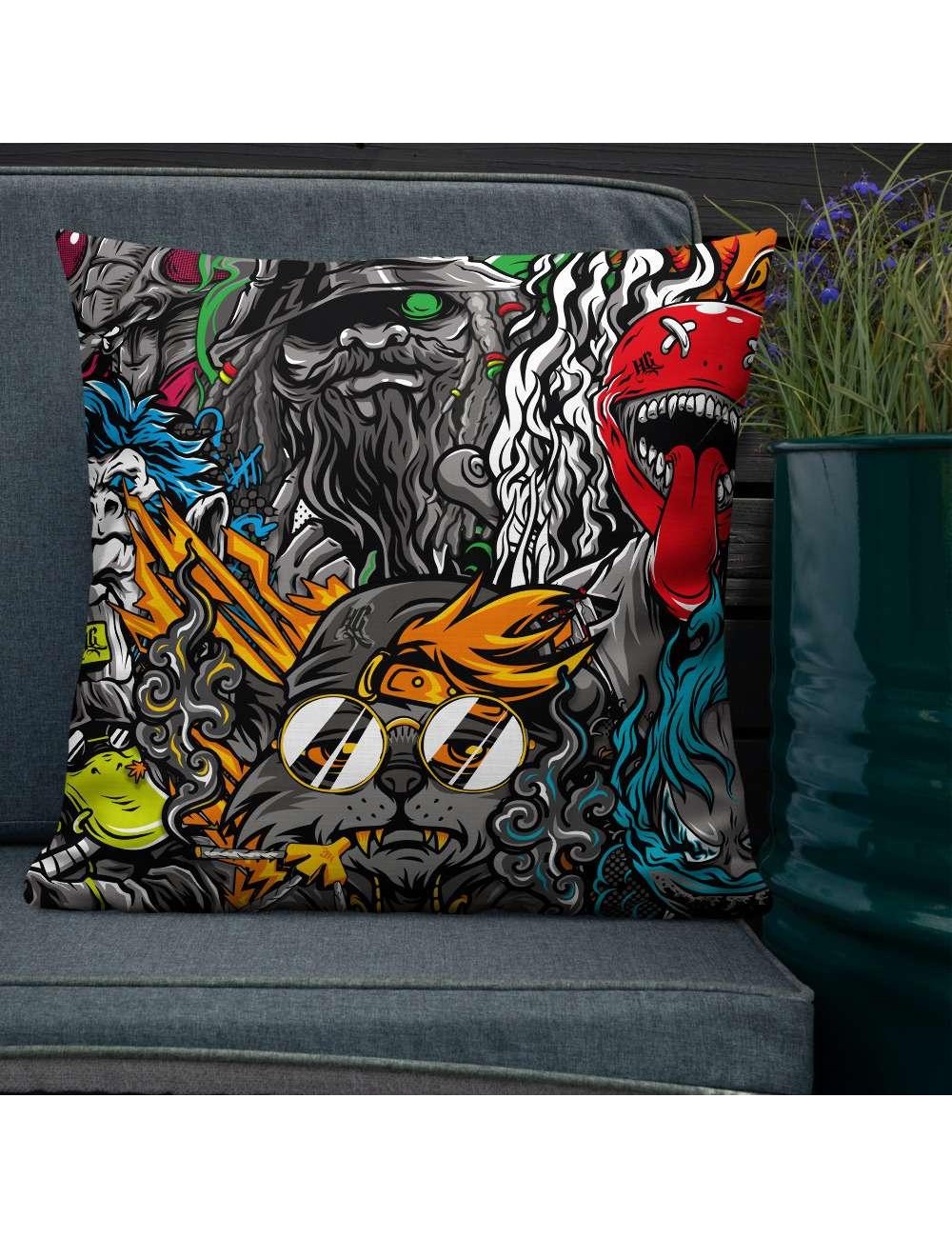 Hochwertiges Kissen - Hash Gang