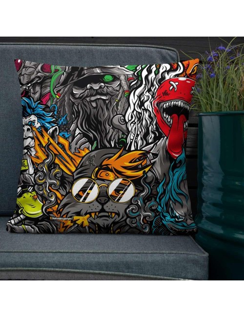 Hochwertiges Kissen - Hash Gang