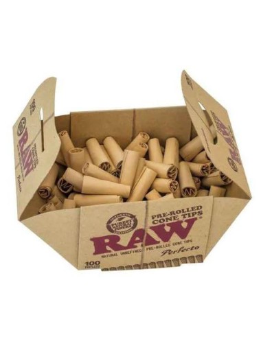 Vorgedrehte Kartonfiltern 100pcs Perfecto - Raw