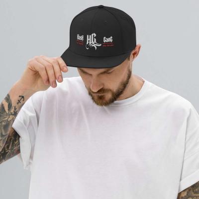 Snapback Cap - Hash Gang - Black or Black/Red Caps & Hats