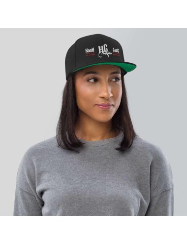 Snapback Cap - Hash Gang - Schwarz oder Schwarz/Rot