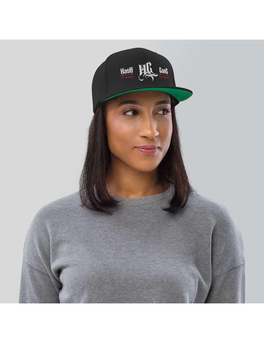 Snapback Cap - Hash Gang - Black or Black/Red