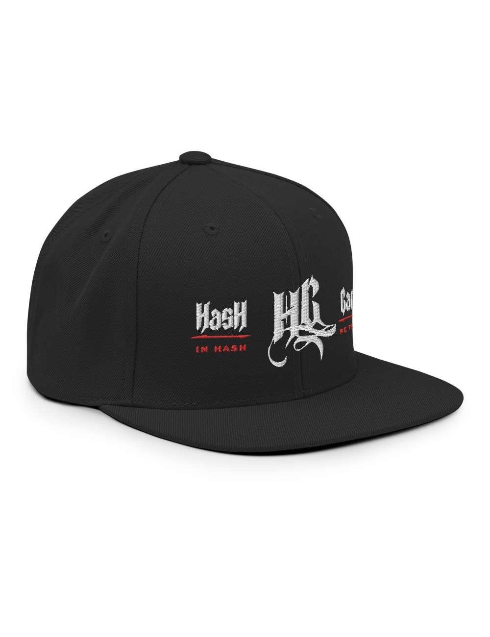 Snapback Cap - Hash Gang - Black or Black/Red