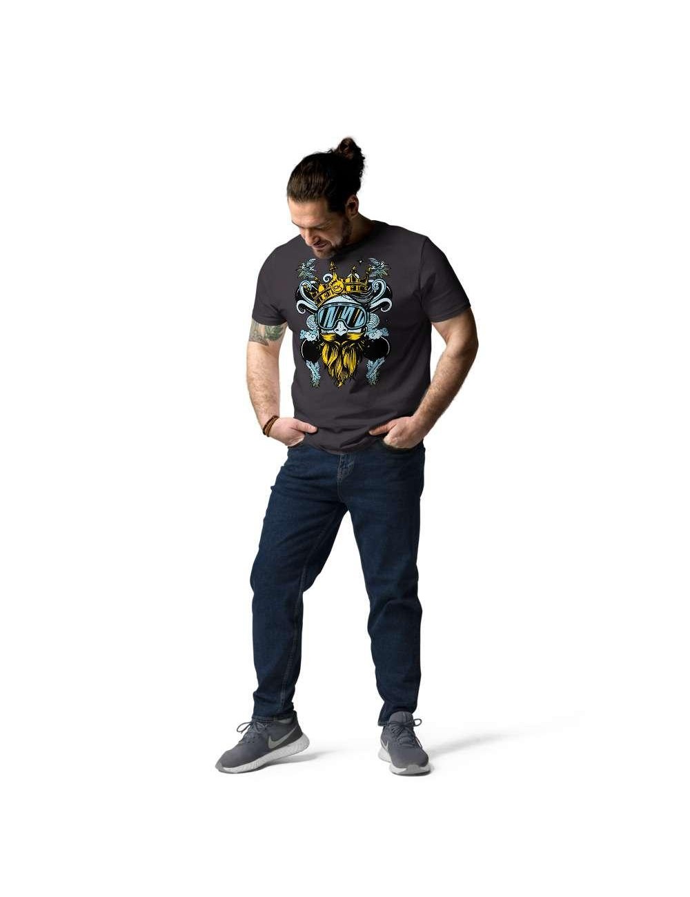 T-shirt unisexe - Cannabis King - White Russian - 4 coloris