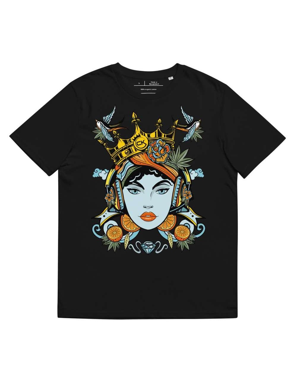 T-shirt unisexe - Cannabis King - Orange Bud - 4 coloris