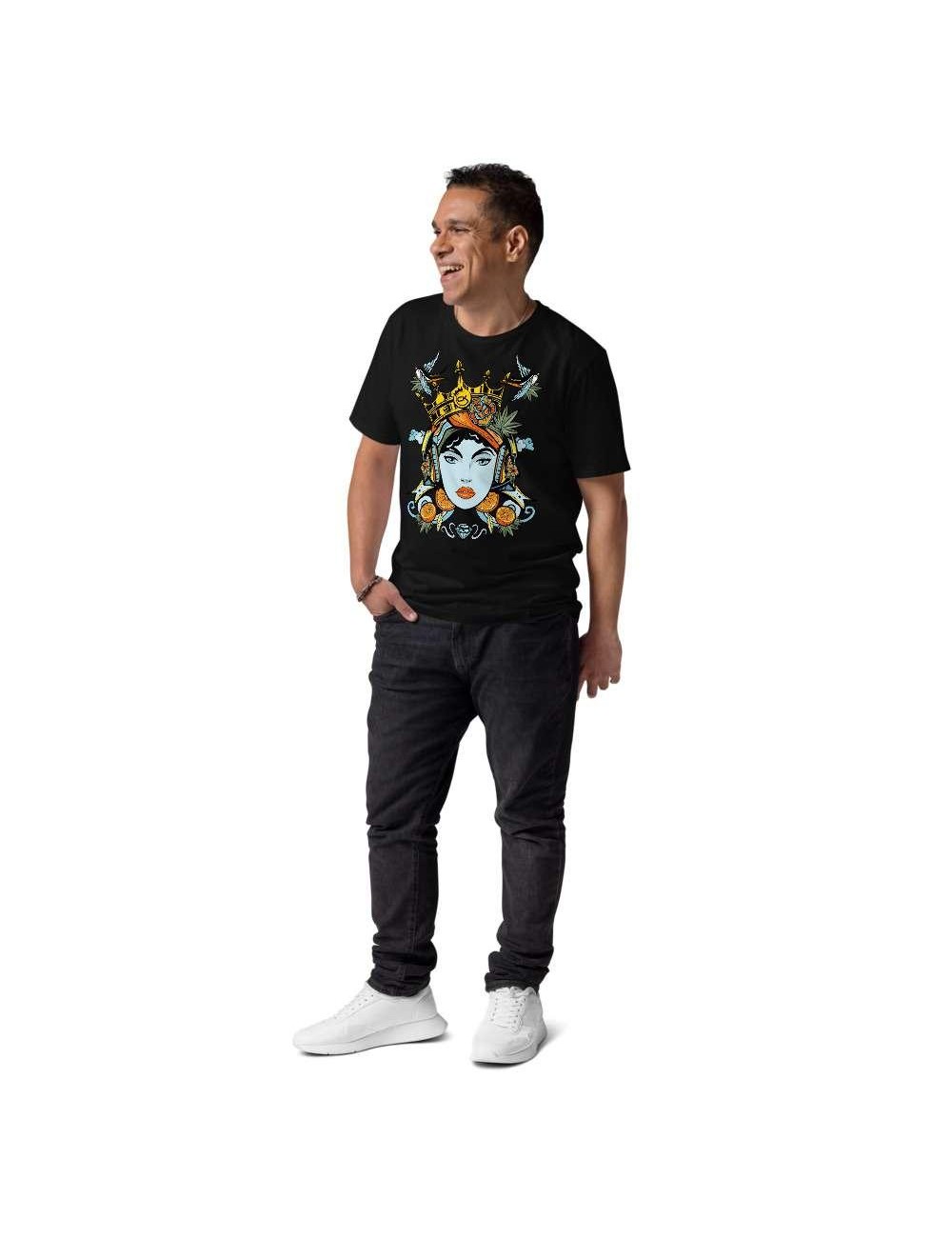 T-shirt unisexe - Cannabis King - Orange Bud - 4 coloris