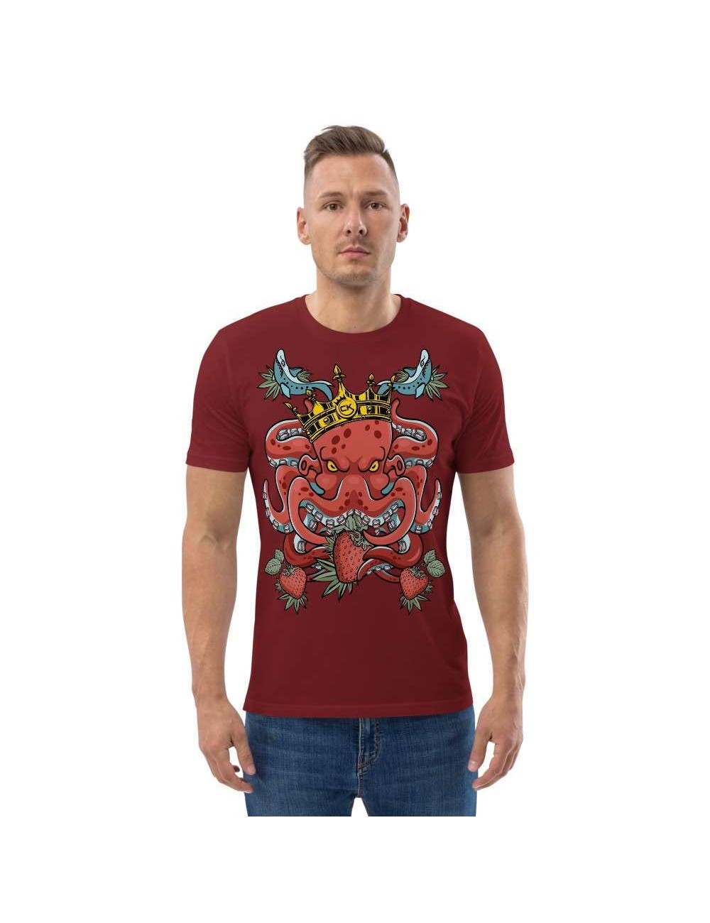 T-shirt unisexe - Cannabis King - Strawberry Kush - 4 coloris