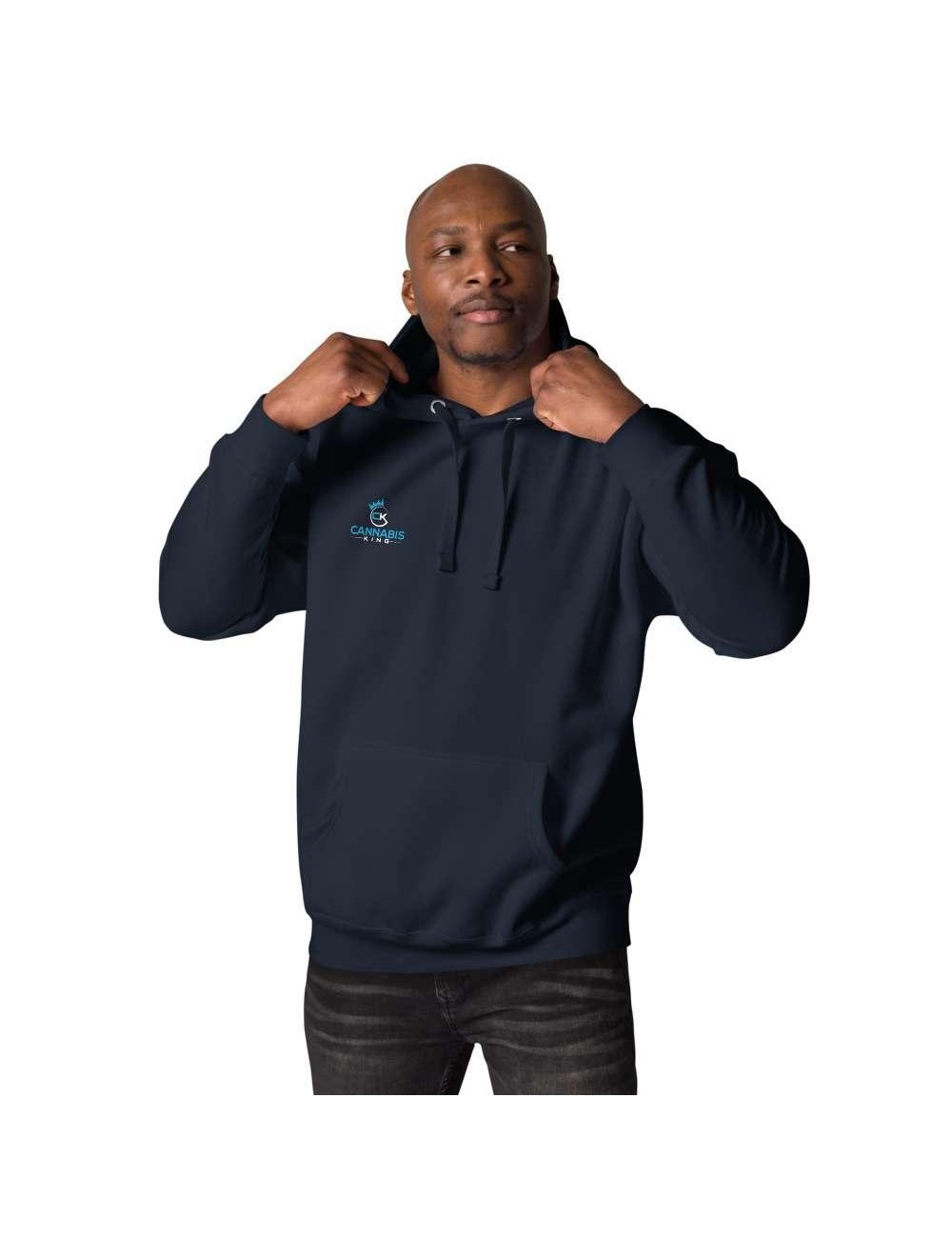 Sweat à Capuche Unisexe - Cannabis King - White Russian - 3 coloris