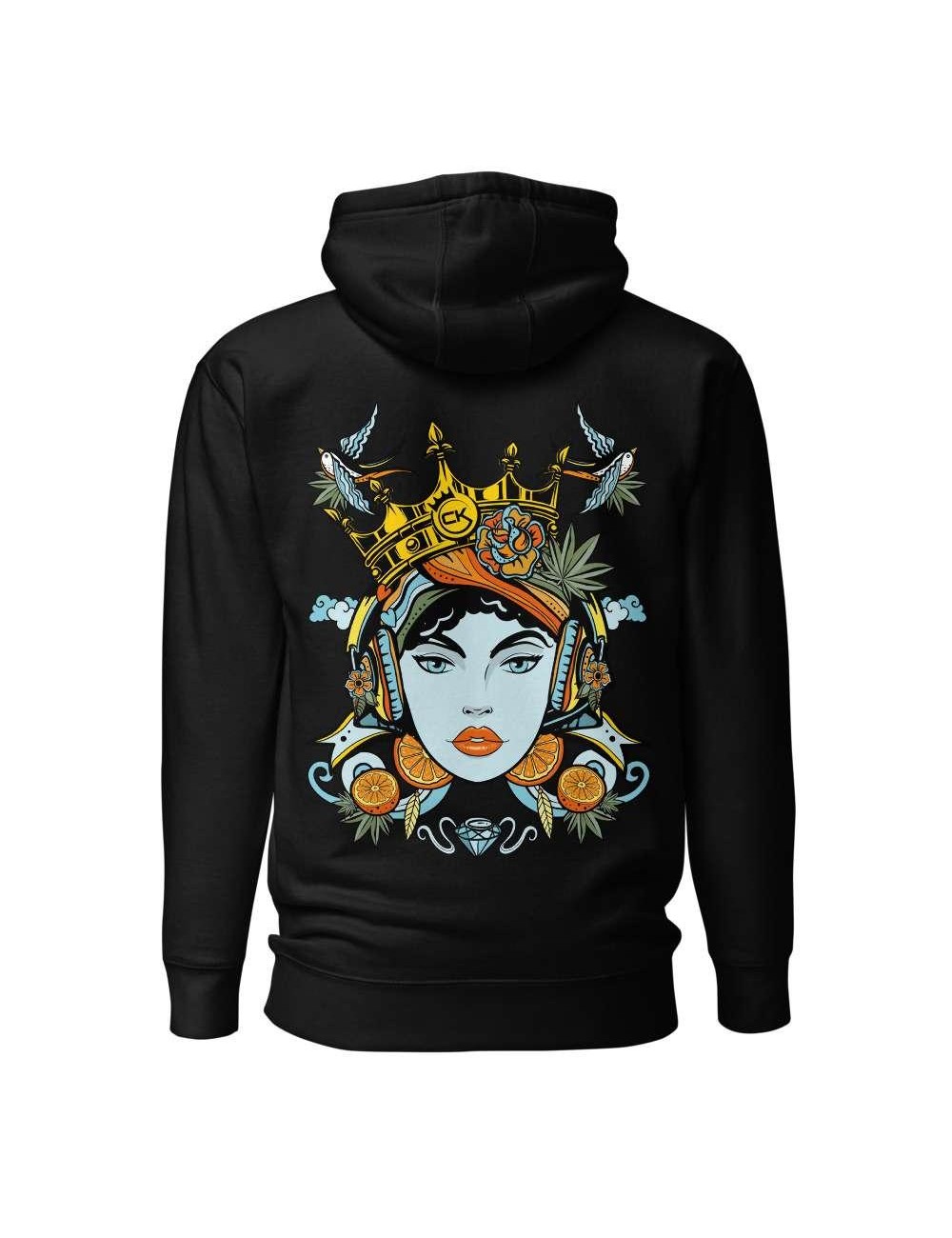 Unisex Hoodie - Cannabis King - Orange Bud - 3 colours