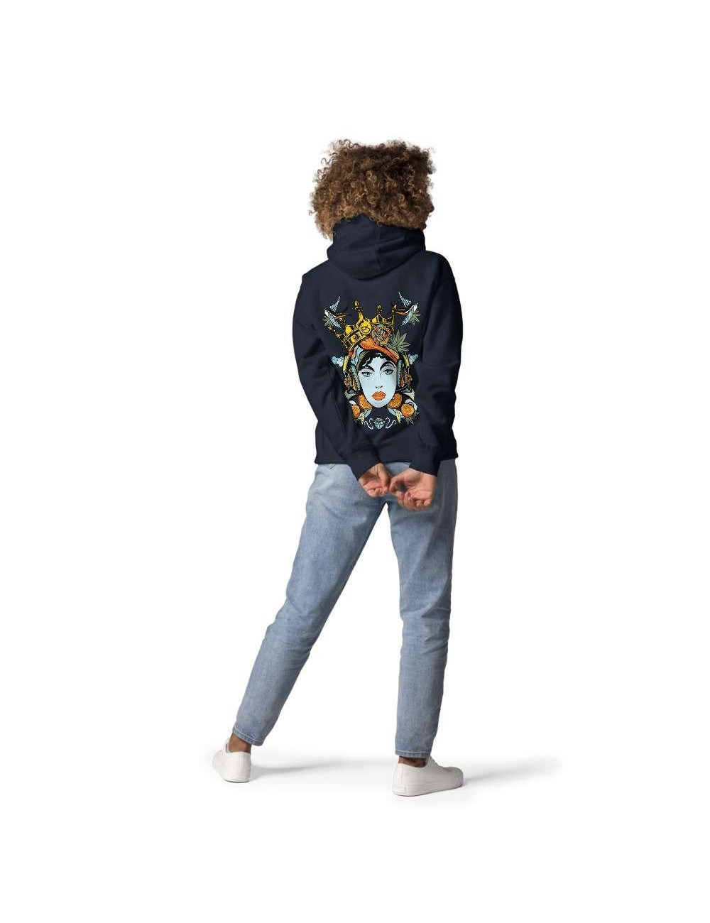 Unisex-Kapuzenpullover - Cannabis King - Orange Bud - 3 Farben