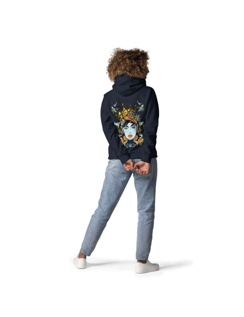 Sweat à Capuche Unisexe - Cannabis King - Orange Bud - 3 coloris