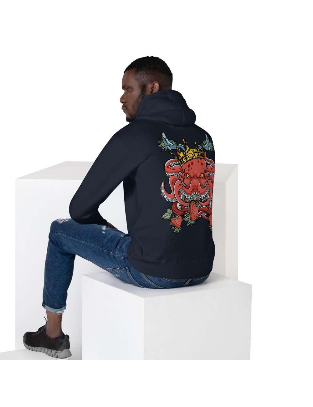 Unisex Hoodie - Cannabis King - Strawberry Kush - 3 colours