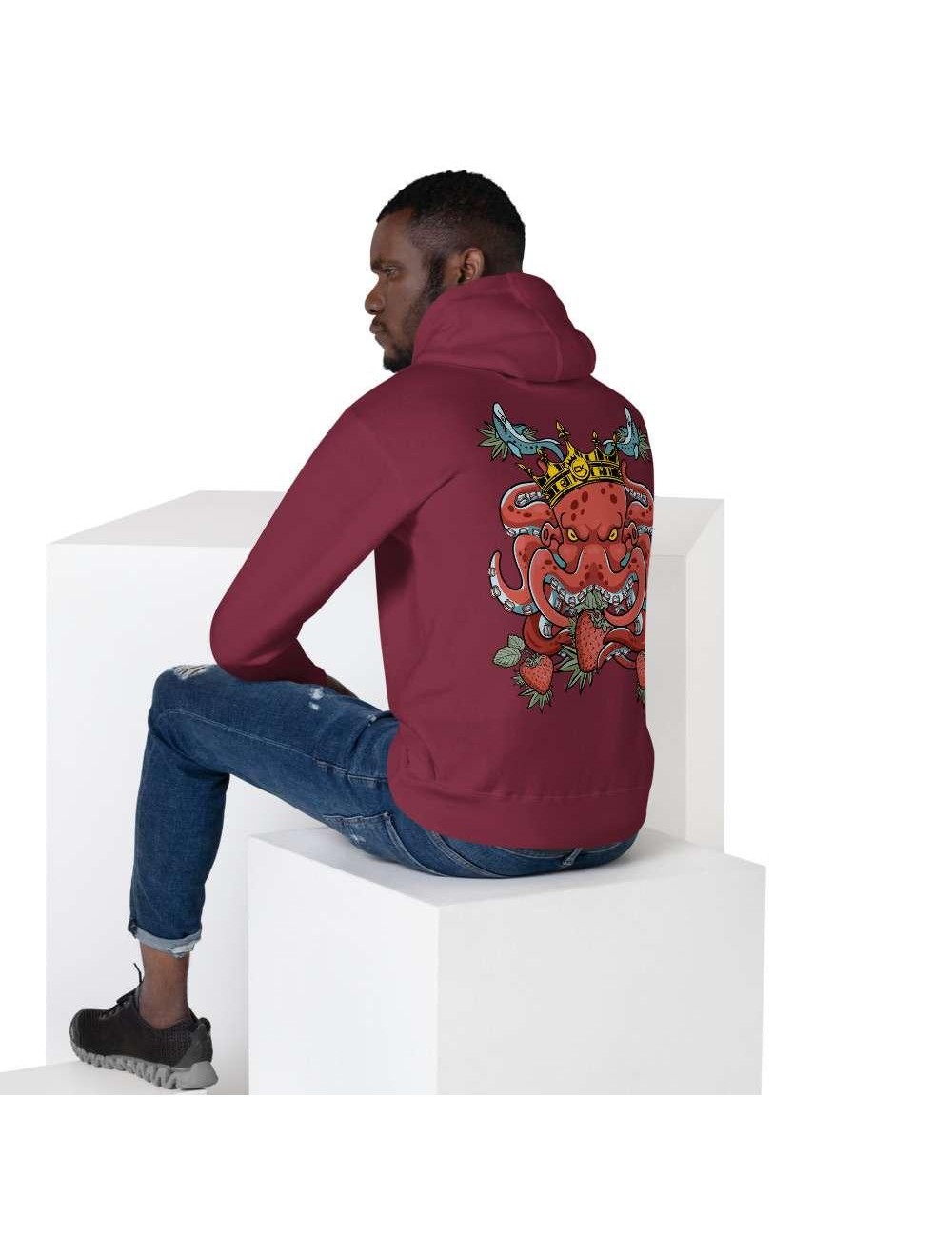 Unisex Hoodie - Cannabis King - Strawberry Kush - 3 colours