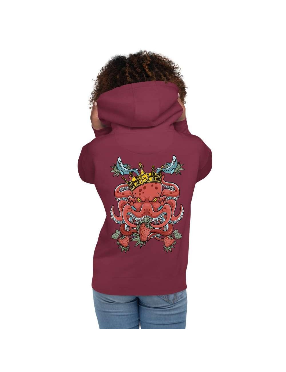 Unisex Hoodie - Cannabis King - Strawberry Kush - 3 colours