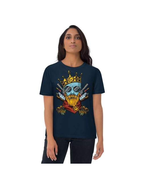 T-shirt unisexe en coton biologique - Cannabis King Seed Bank - Blueberry Kush - 4 coloris