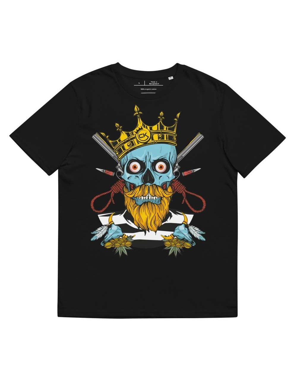 Unisex organic cotton T-shirt - Cannabis King Seed Bank - Amnesia Haze - 4 colours