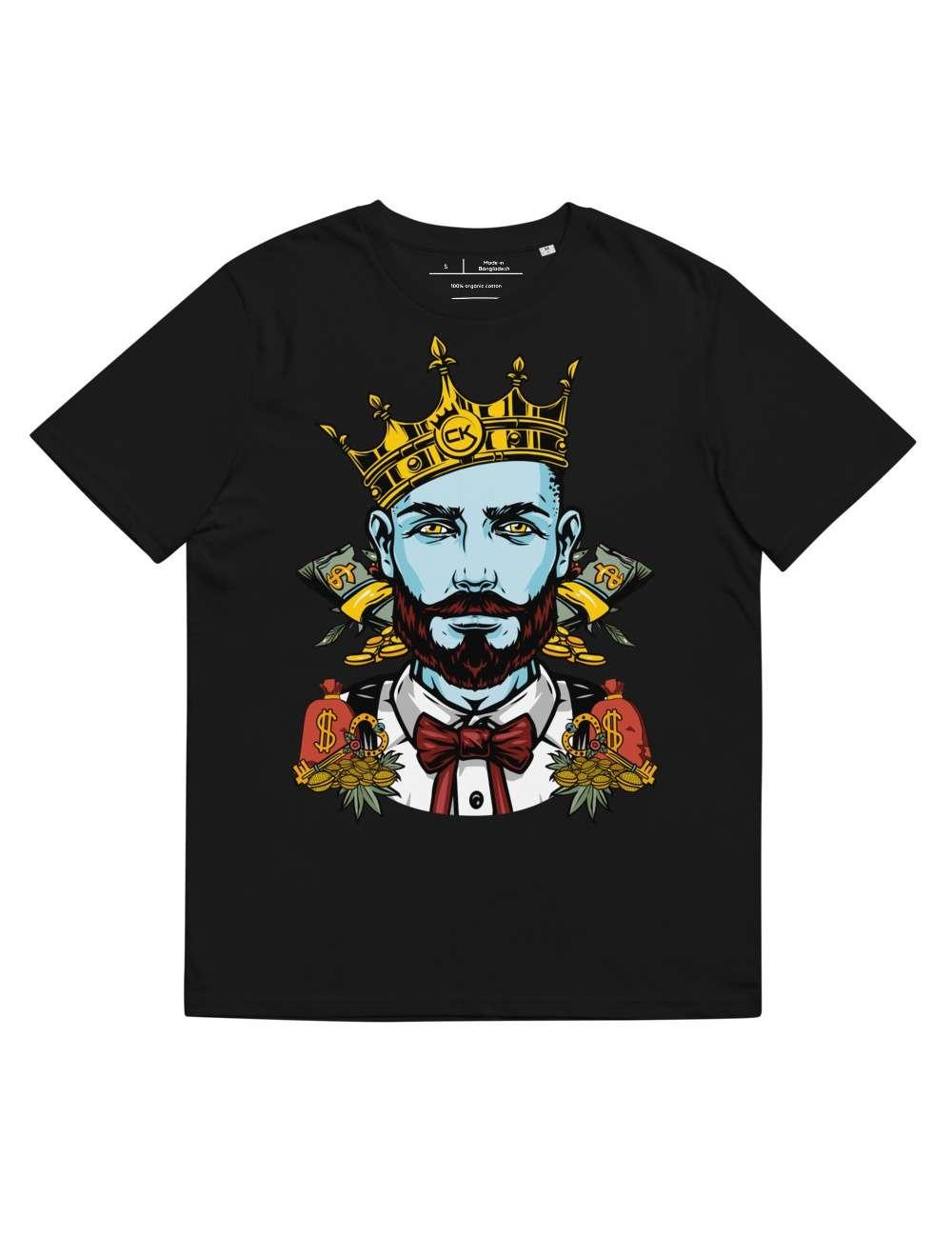 Unisex-T-Shirt aus Bio-Baumwolle - Cannabis King Seed Bank - California Gold - 4 Farben