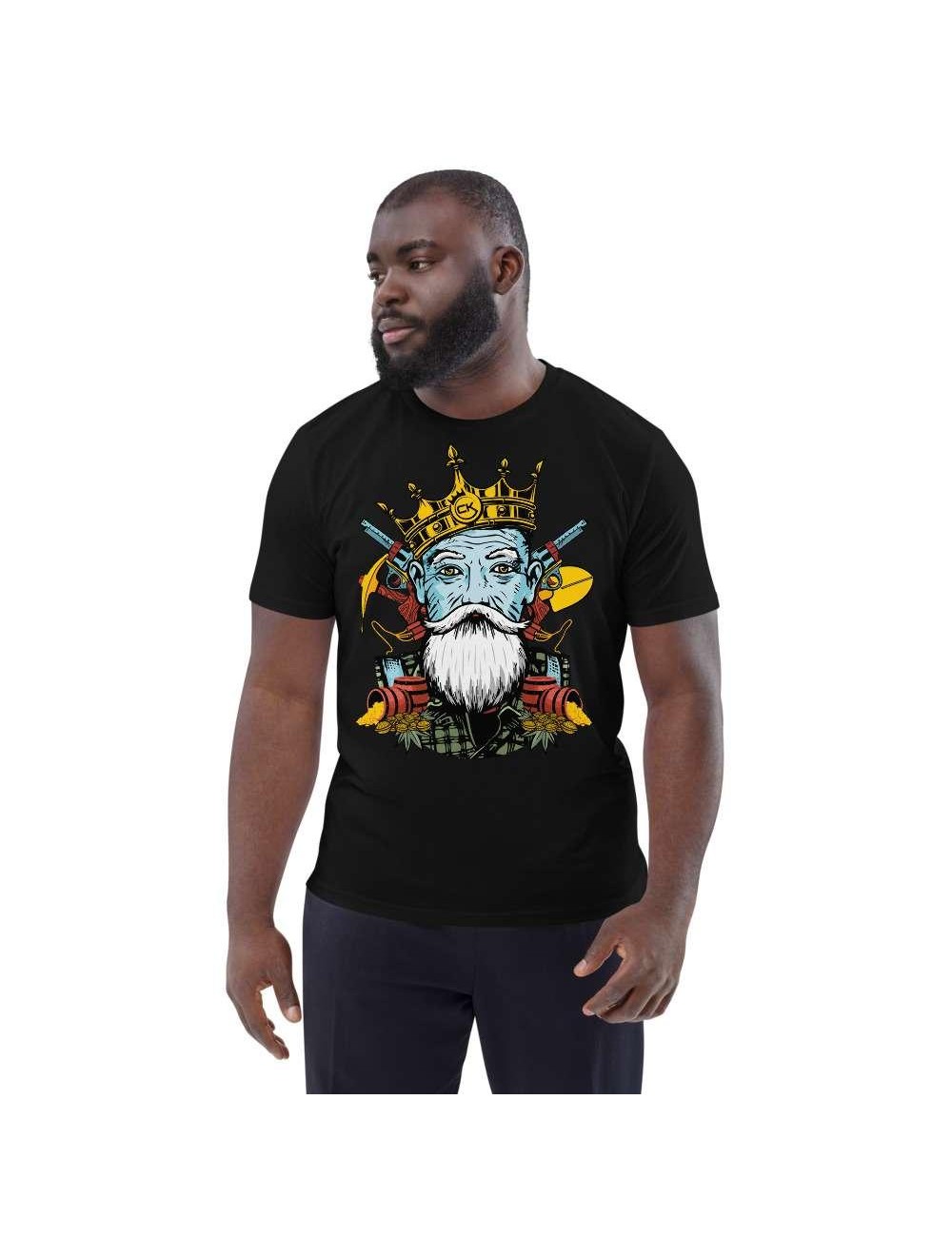 Unisex organic cotton T-shirt - Cannabis King Seed Bank - Critical Jack - 4 colours