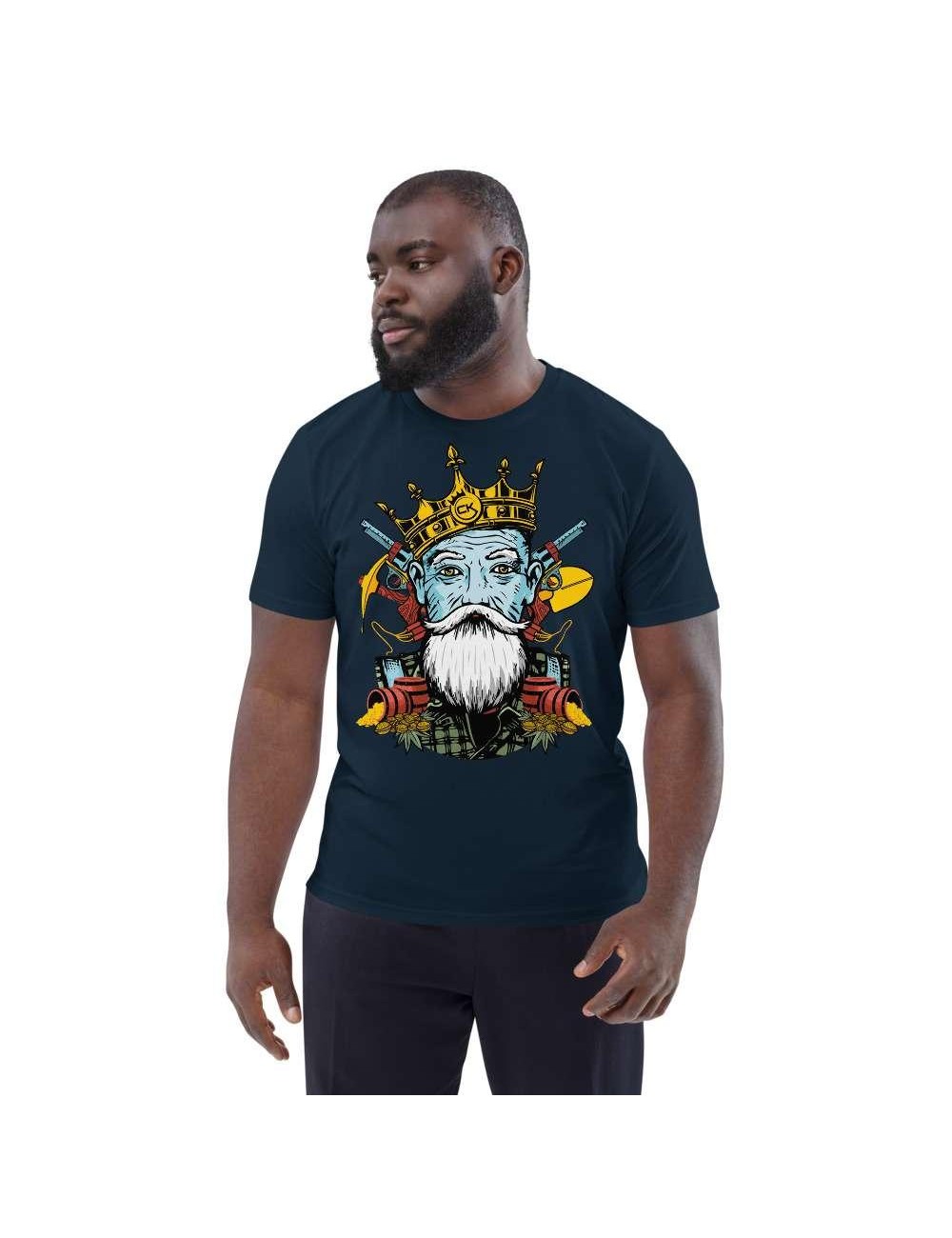 T-shirt unisexe en coton biologique - Cannabis King Seed Bank - Critical Jack - 4 coloris