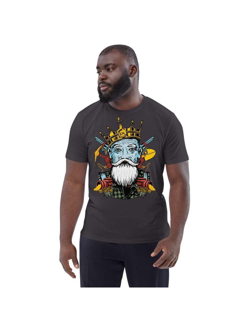 Unisex-T-Shirt aus Bio-Baumwolle - Cannabis King Seed Bank - Critical Jack - 4 Farben