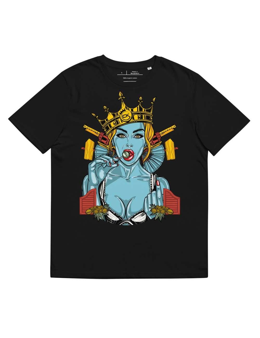 Unisex-T-Shirt aus Bio-Baumwolle - Cannabis King Seed Bank - Sunset Zkittlez - 4 Farben