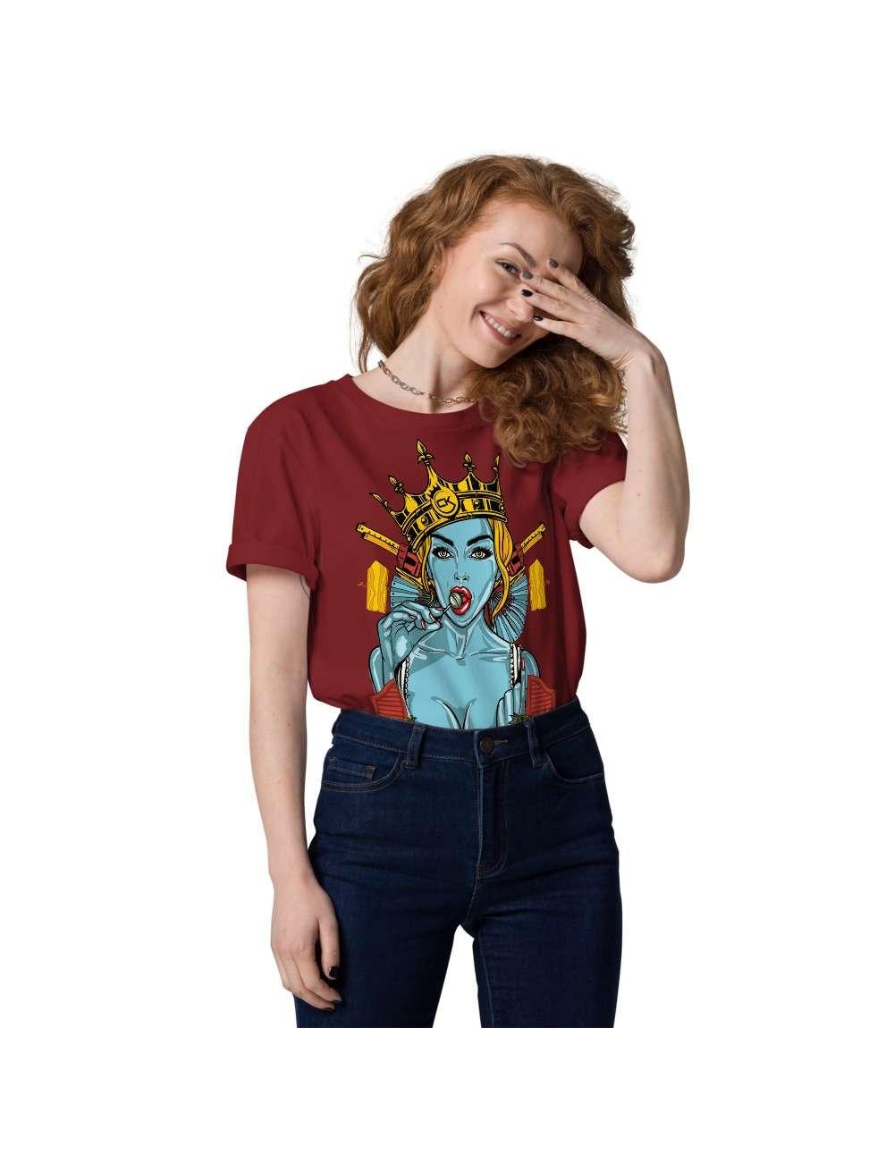 Unisex-T-Shirt aus Bio-Baumwolle - Cannabis King Seed Bank - Sunset Zkittlez - 4 Farben