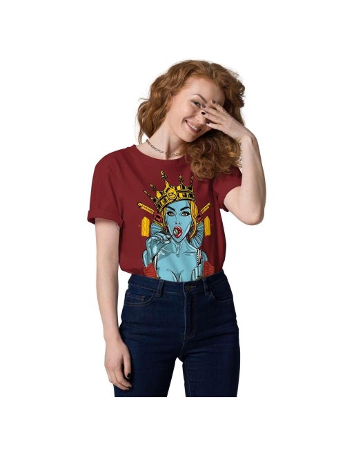 Unisex-T-Shirt aus Bio-Baumwolle - Cannabis King Seed Bank - Sunset Zkittlez - 4 Farben