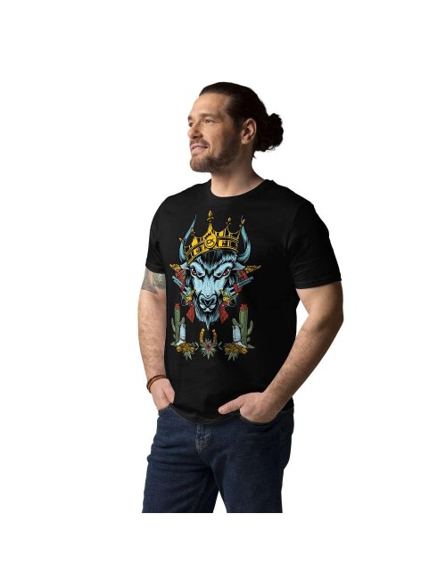 Unisex organic cotton T-shirt - Cannabis King Seed Bank - Lemon Haze - 4 colours