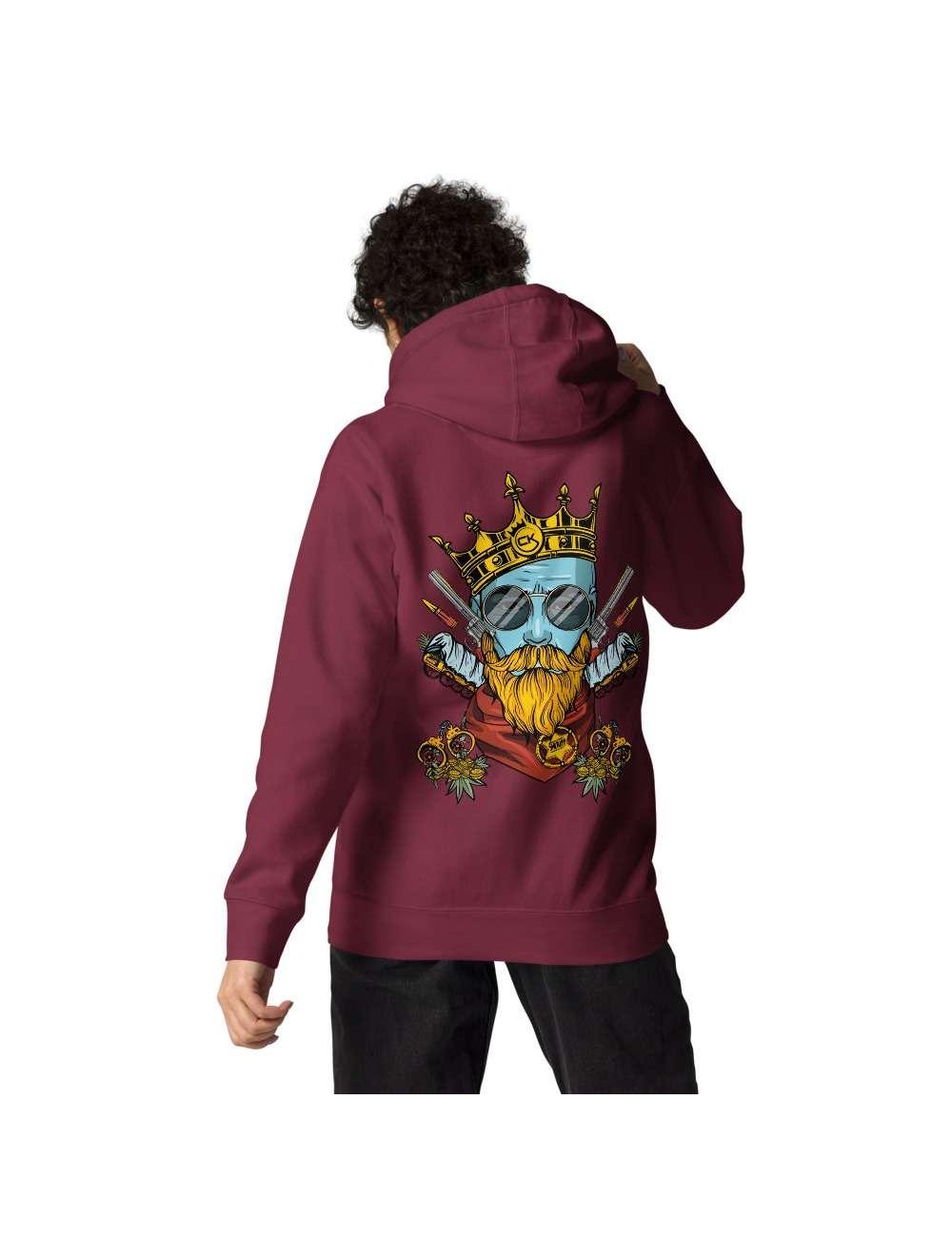 Unisex Kapuzenpullover - Cannabis King Seed Bank - Blueberry Kush - 3 Farben