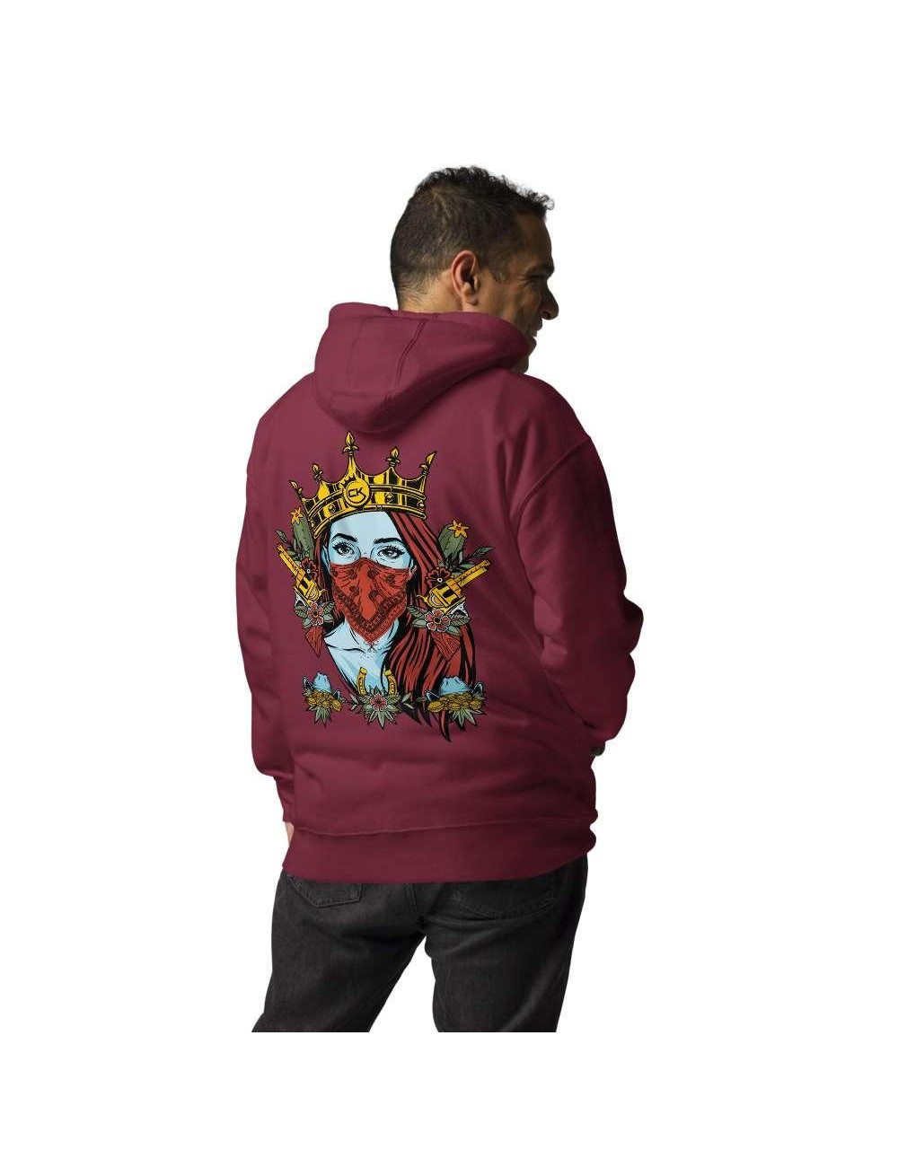 Sweat à Capuche Unisexe - Cannabis King Seed Bank - Sugar Kiss - 3 coloris