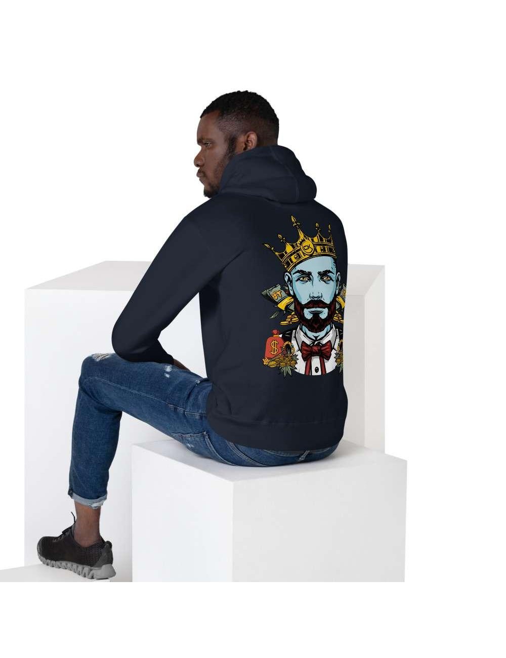 Sweat à Capuche Unisexe - Cannabis King Seed Bank - California Gold - 3 coloris