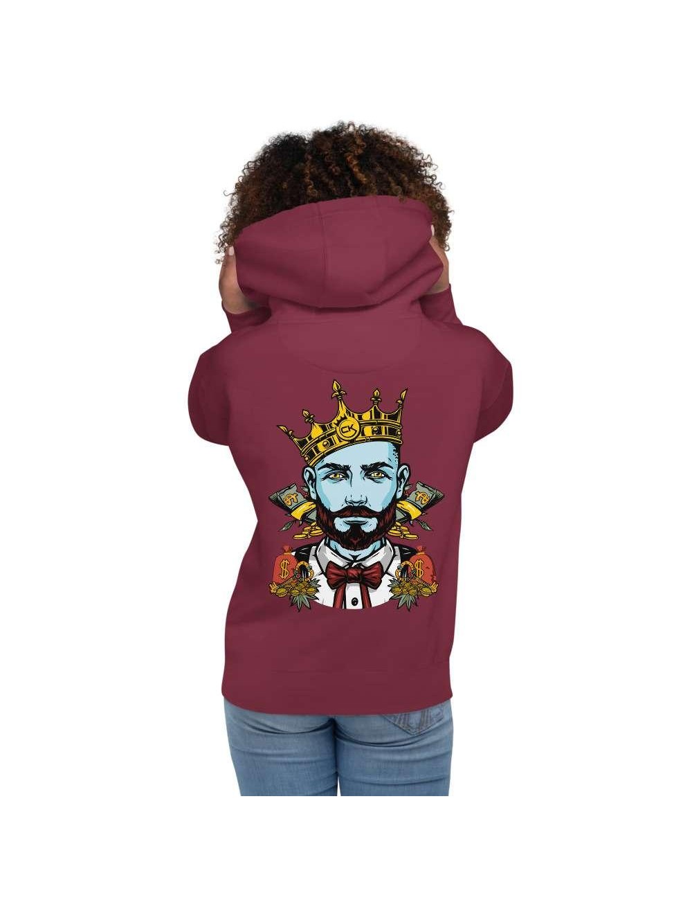 Sweat à Capuche Unisexe - Cannabis King Seed Bank - California Gold - 3 coloris