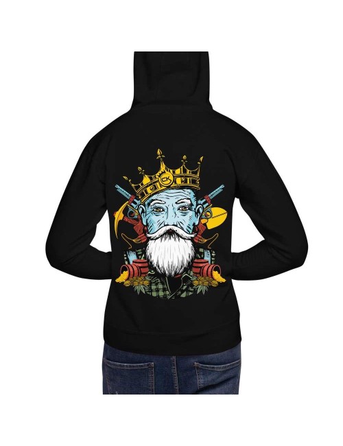 Sweat à Capuche Unisexe - Cannabis King Seed Bank - Critical Jack - 3 coloris