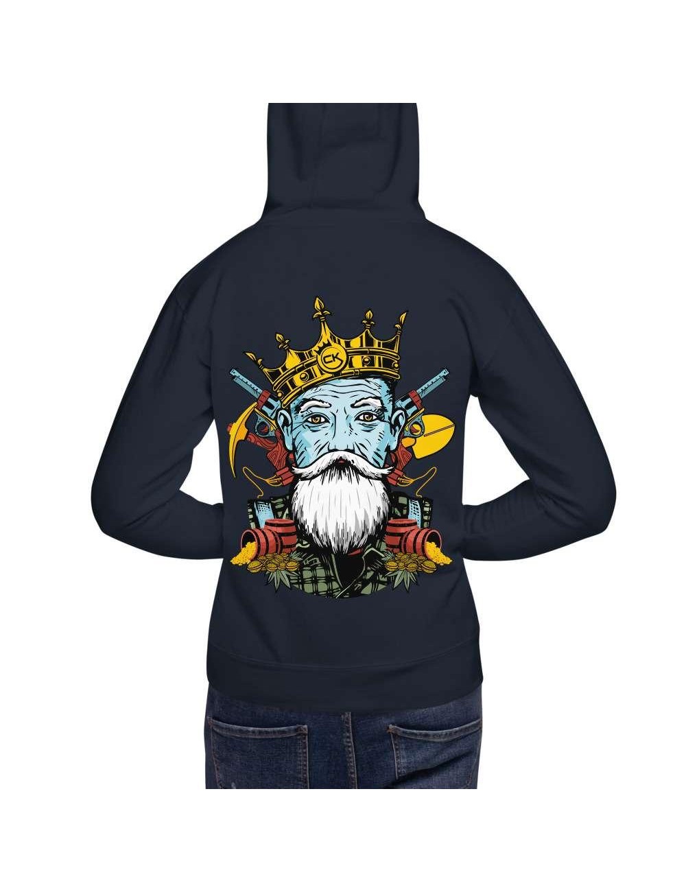 Unisex-Kapuzenpullover - Cannabis King Seed Bank - Critical Jack - 3 Farben