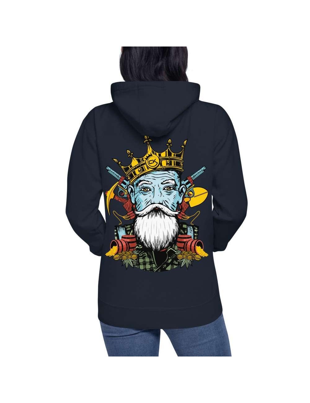 Unisex-Kapuzenpullover - Cannabis King Seed Bank - Critical Jack - 3 Farben