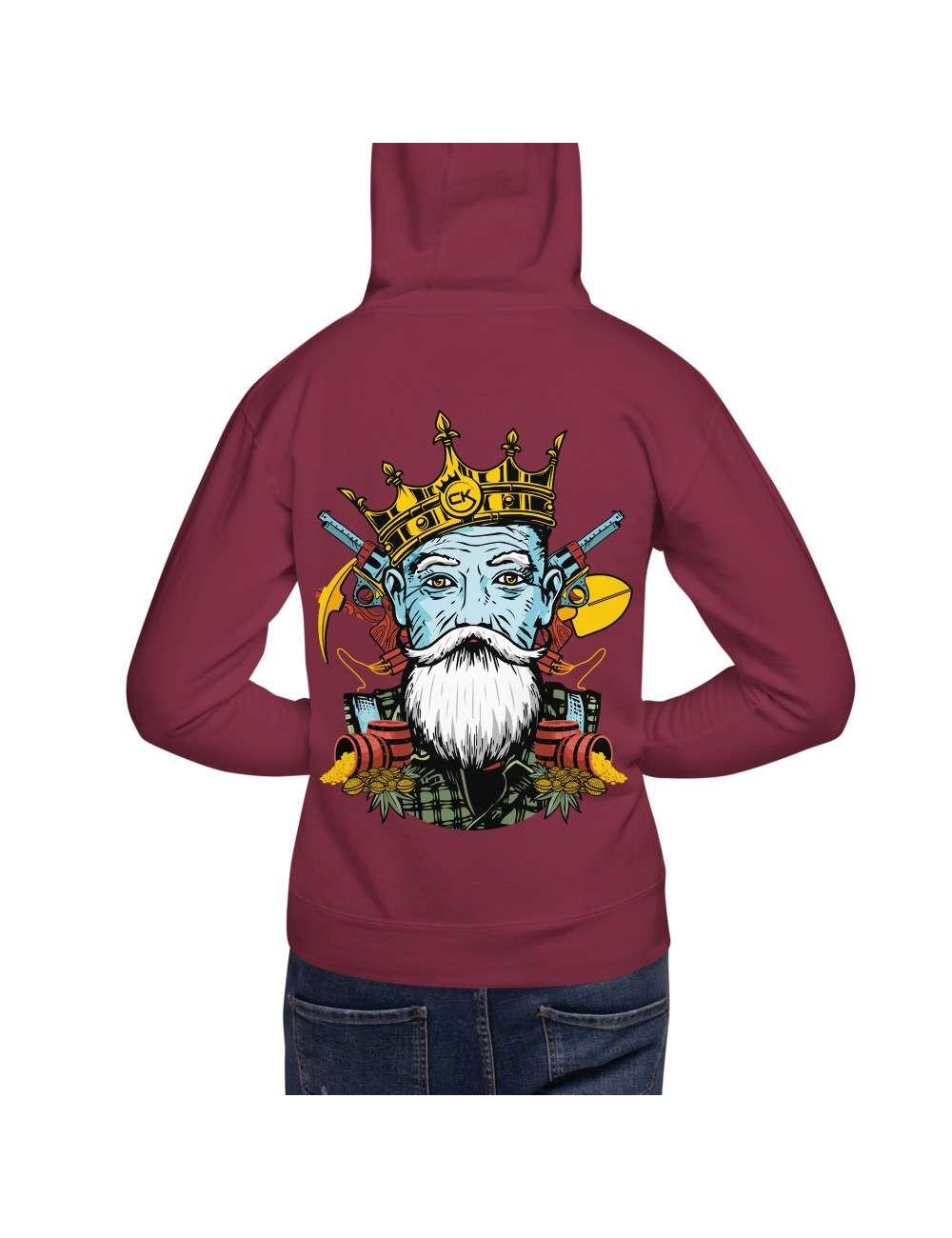 Unisex-Kapuzenpullover - Cannabis King Seed Bank - Critical Jack - 3 Farben