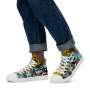 Baskets hautes en toile homme - Cannabis King Seed Bank Chaussures