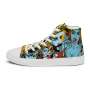 Women's canvas high top trainers - Cannabis King Seed Bank Shoes