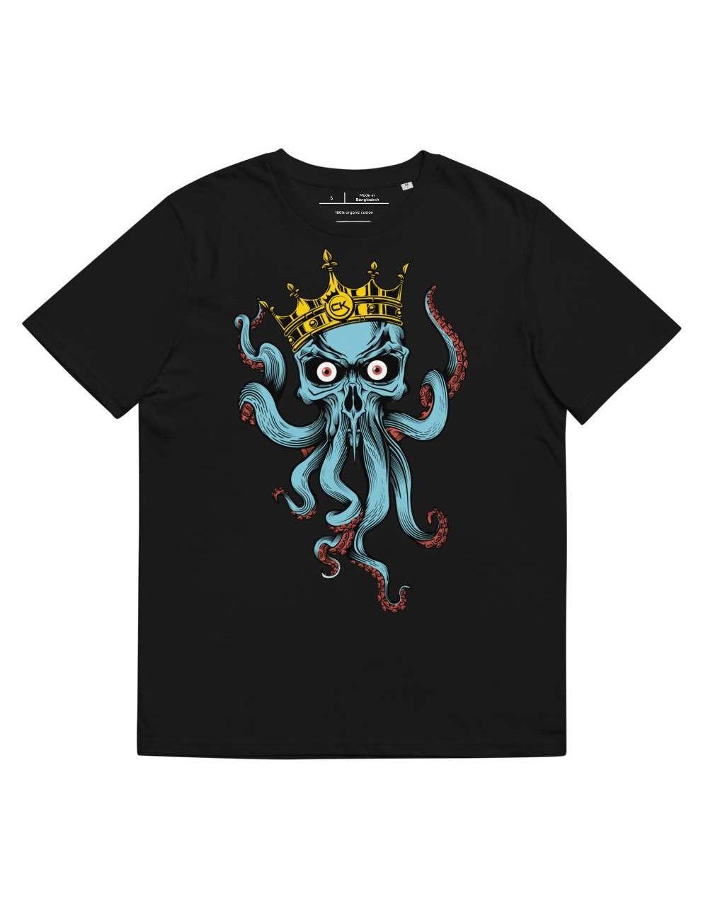 T-shirt unisexe noir - Cannabis King - King Cthulhu