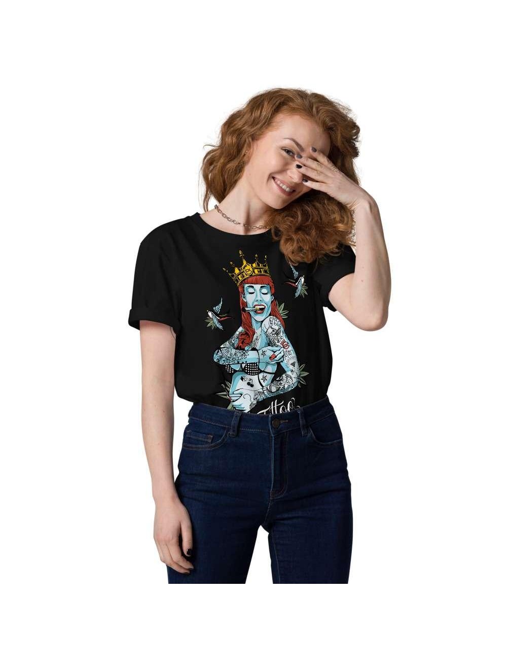 T-shirt unisexe - Cannabis King Tattoo Studio - 4 coloris